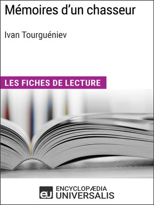 cover image of Mémoires d'un chasseur d'Ivan Tourguéniev